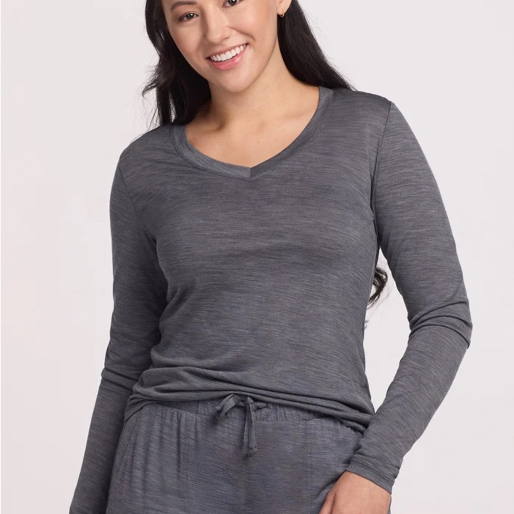 Lily V Neck Lounge Top  (NWT/Never-worn)